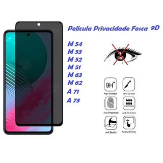 Película Flexível Cerâmic Privativa 9D Fosca para Sam M54 M52 M53 M51 M62 M63 A71 A73