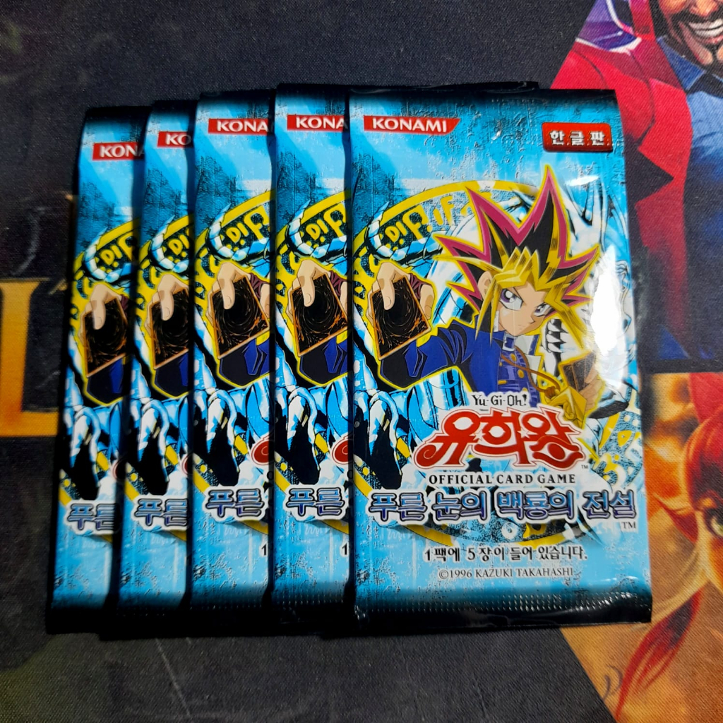 5 Pacotes De Cartas (Booster) LOB Coreano Original - Yu-gi-oh / Yugioh