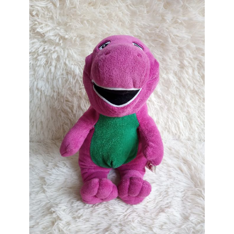 Pelúcia Barney Desenho Dinossauro Roxo Atóxico Multibrink