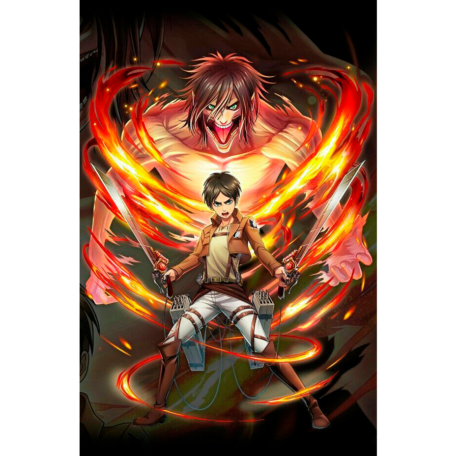 Placas Decorativas MDF Anime Shingeki no Kyojin Atack On Titan | Shopee ...