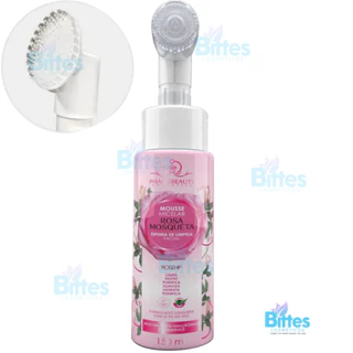 Mousse Micelar Rosa Mosqueta Phállebeauty espuma limpeza facial rosto pele seca