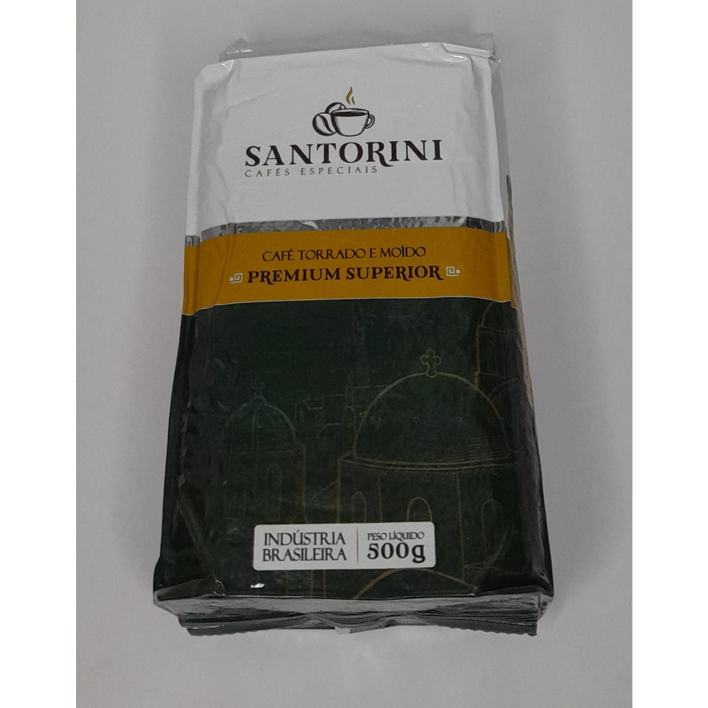 CAFÉ SANTORINI PREMIUM ESPECIAL 500G TORRA MEDIA A VACUO