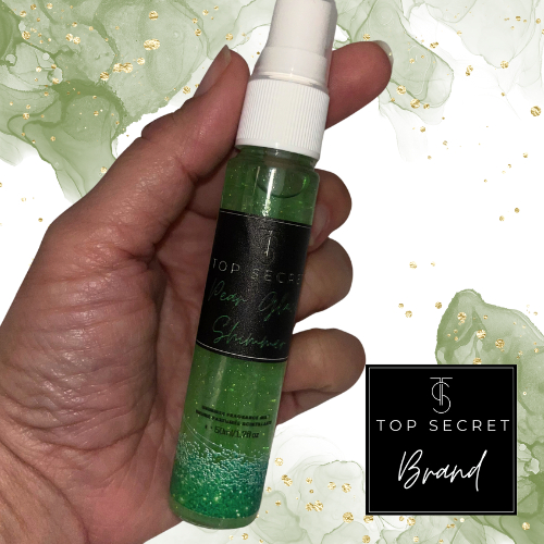 TOP SECRET POS BANHO Body Splash de Bolsa 30ML SHIMMER GLITTER PEAR ...