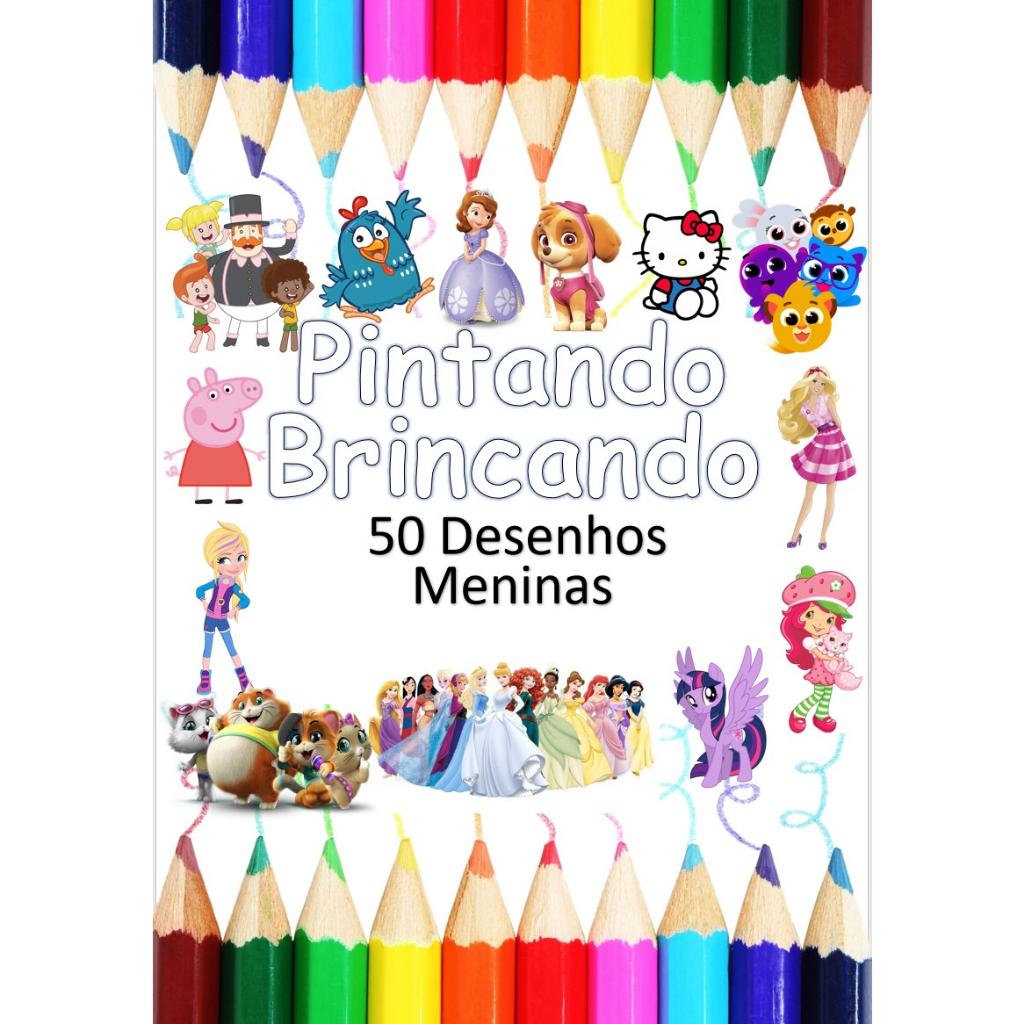 50 Desenhos para Colorir em Folhas A4 Soltas Turma da Mônica