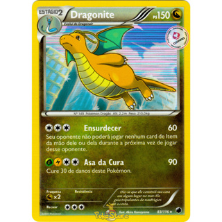 Carta Pokémon Dragonite Diversos Modelos Escolha Pronta Entrega