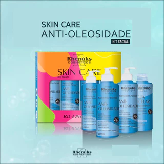 Kit Skin Care Tratamento Facial Anti Oleosidade 4 produtos – Rhenuks