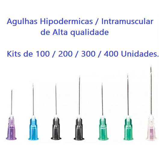 Agulhas Hipod Rmica Todos Os Calibres Intramuscular Shopee Brasil