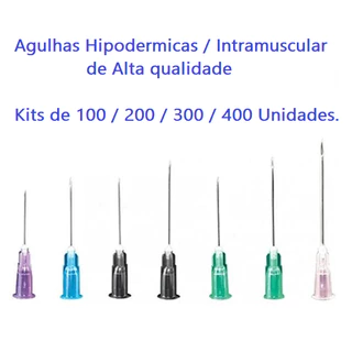 Agulhas Hipodérmica - Todos os calibres - Intramuscular