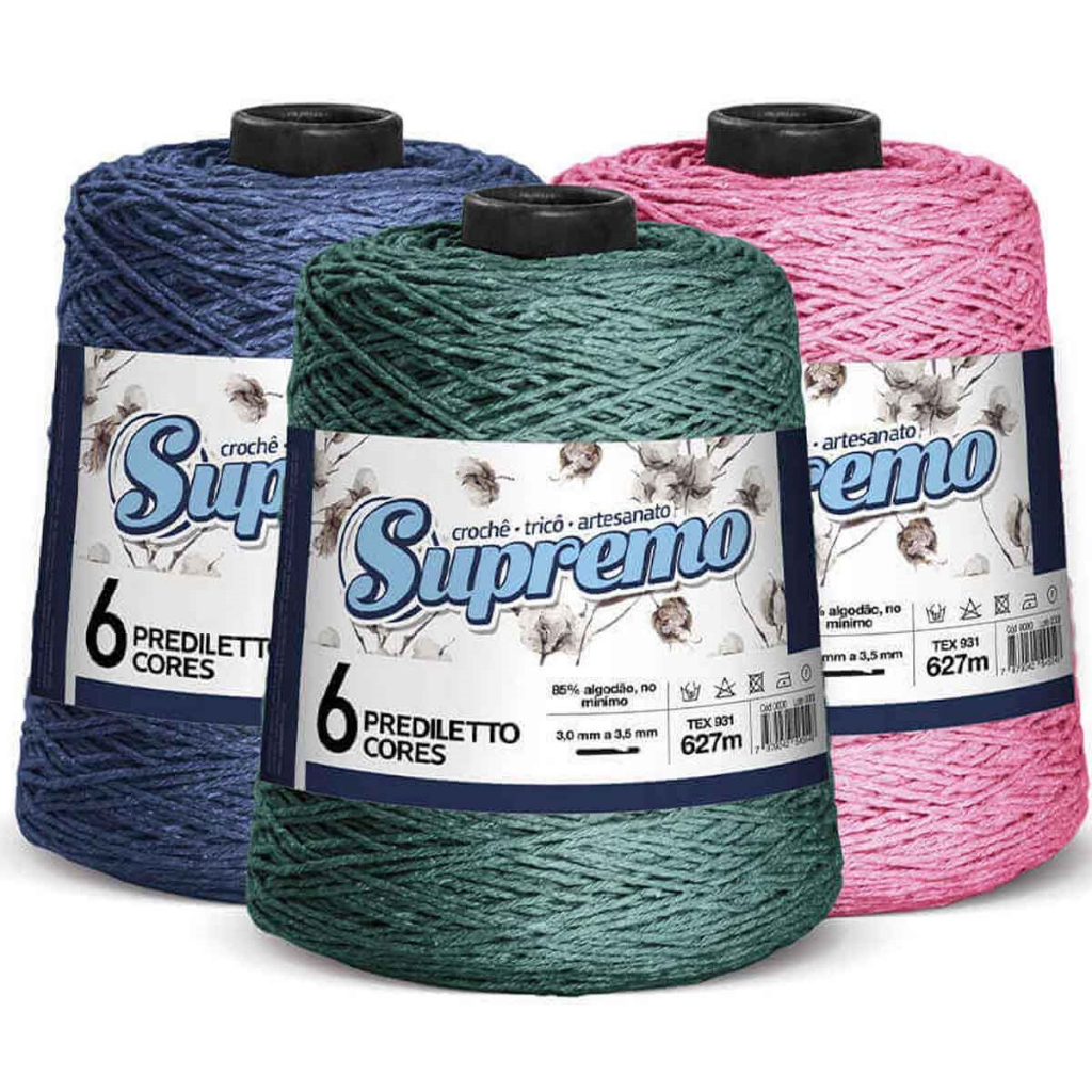 BARBANTE PREDILETTO CORES N6 627M SUPREMO | Shopee Brasil