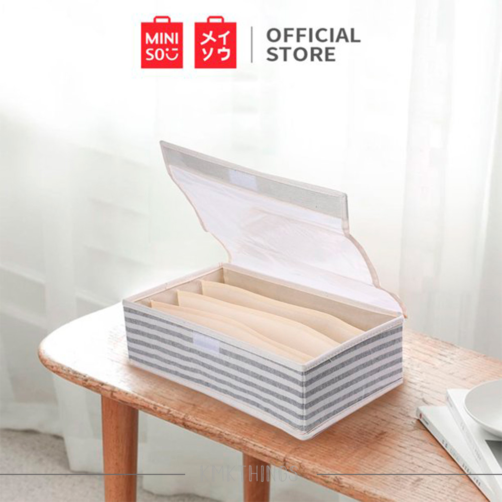 Caixa organizadora Storage Box Organizer MINISO Shopee Brasil