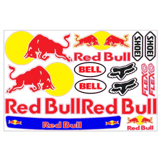 Conjunto Completo Do Capacete RED BULL