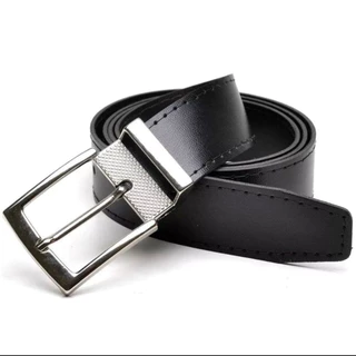 Cinto Masculino De Couro Com fivela em Metal Preto ou Marrom Dupla Face Envio Imediato