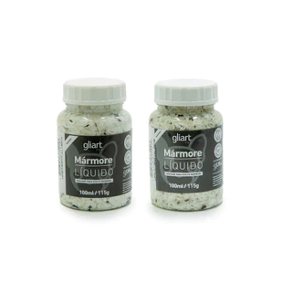 Tinta Efeito Mármore Líquido Realista Gliart 115g - 100ml