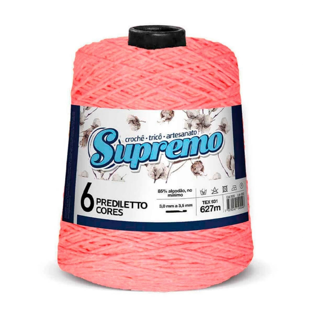 BARBANTE PREDILETTO CORES N6 627M SUPREMO | Shopee Brasil