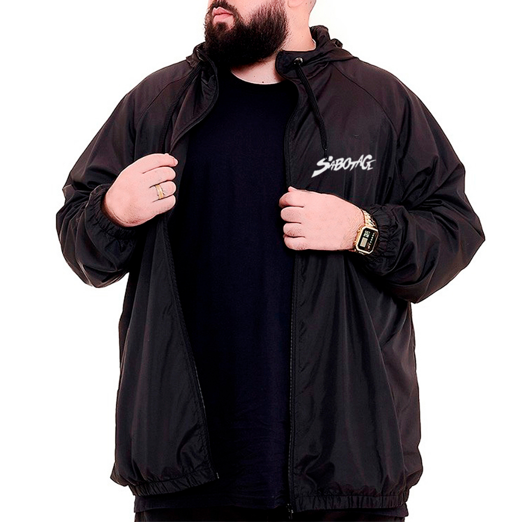 Corta Vento Plus Size Lenda Hip Hop Rap é Compromisso Numeração