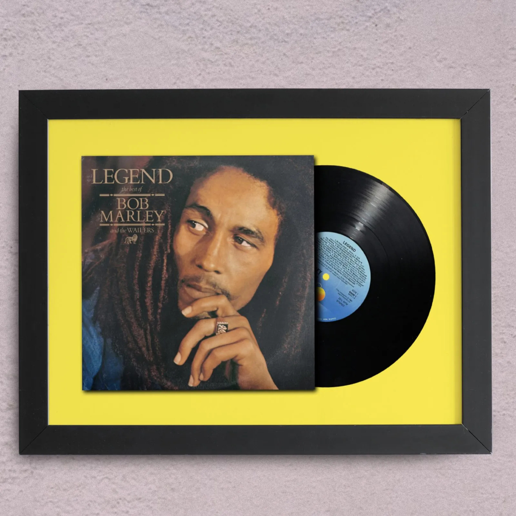 Quadro Disco de Vinil - Bob Marley "Legend" | Shopee Brasil