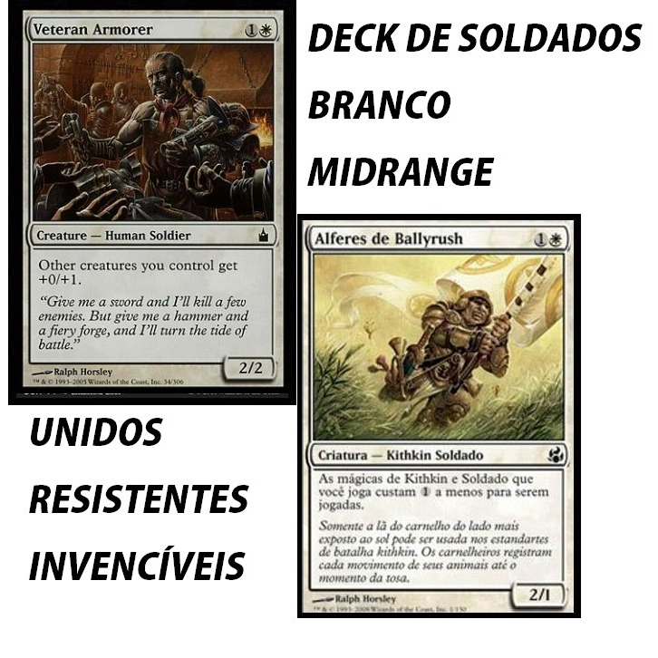 Deck de Soldados 1 - Branco Monowhite Aggro Magic
