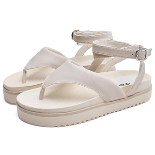 Sandalia Papete Dubuy Feminina Off White Malu 2046FG