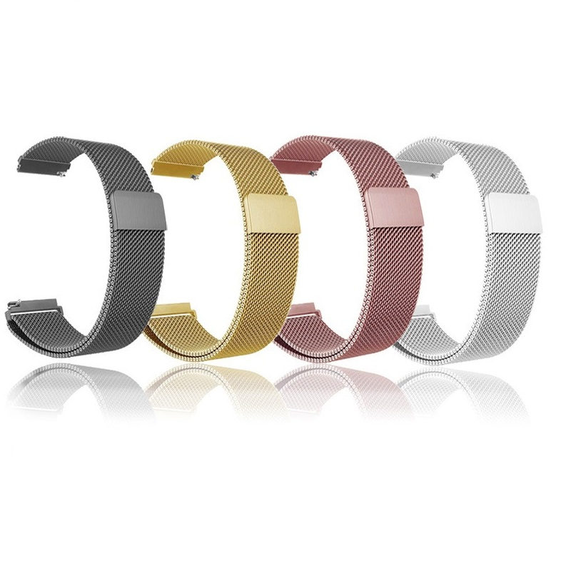 Pulseira Milanese 20mm Metal para Smartwatch Amazfit Gts 4 Mini Bip 3 Bip 3 Pro