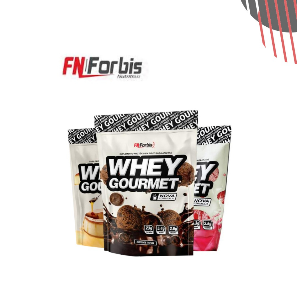 Whey Protein Gourmet FN FORBIS 907g Refil – Isolado e Hidrolisado