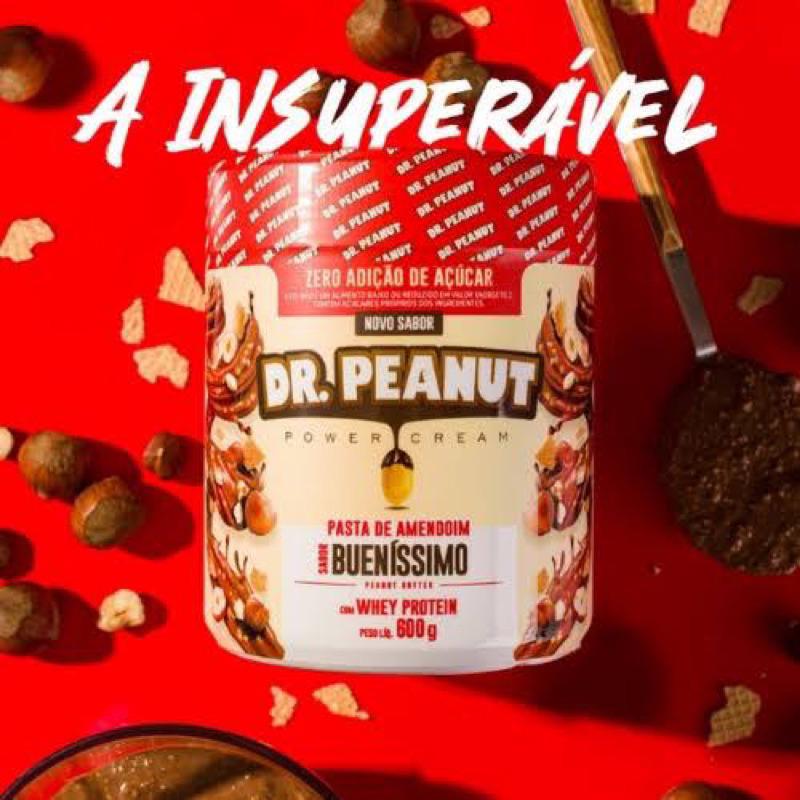 Pasta de amendoim Dr Peanut 600g Buenissimo
