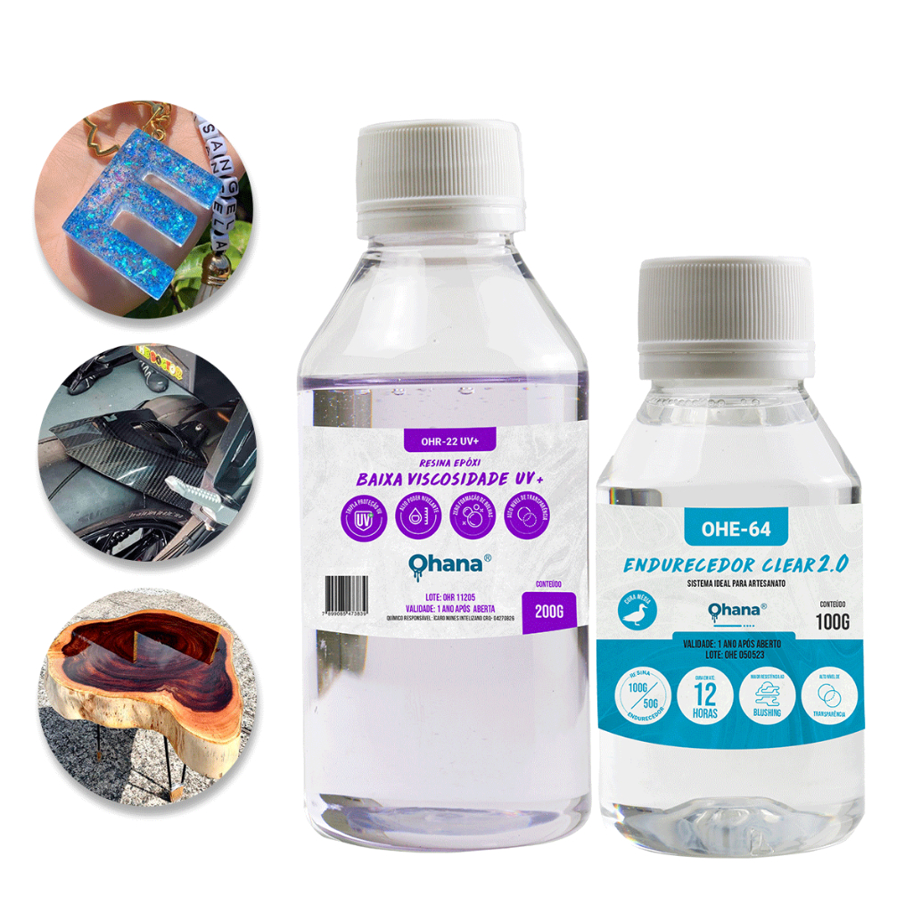 Sistema Clear 2.0 Baixa Viscosidade UV - Kit 300g