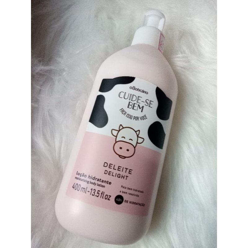 O BOTICÁRIO LOÇÃO HIDRATANTE CUIDE SE BEM. DE LEITE.400 ML. | Shopee Brasil