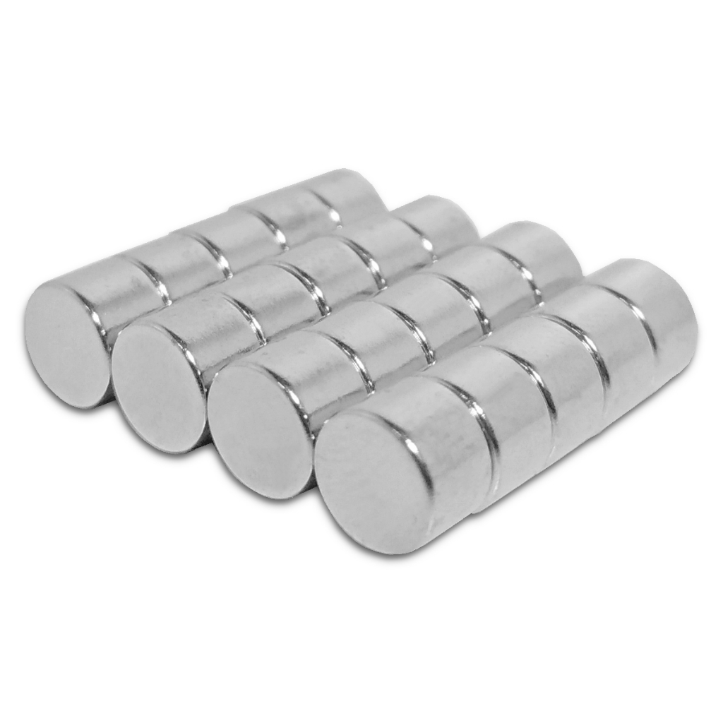 imã de neodímio 6mm x 4mm - 20peças imãs super forte