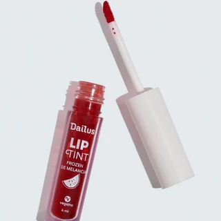 Lip Tint Gel Dailus Frozen de Melancia Vermelho Natural Alta Fixação em Oferta na Shopee