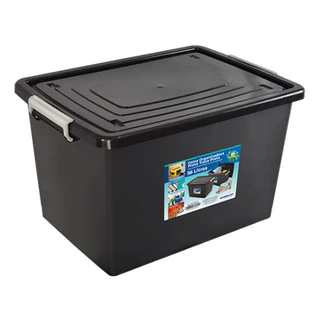 Caixa Organizadora Container Com Tampa e Rodinhas 50/35/30 Litros Arqplast