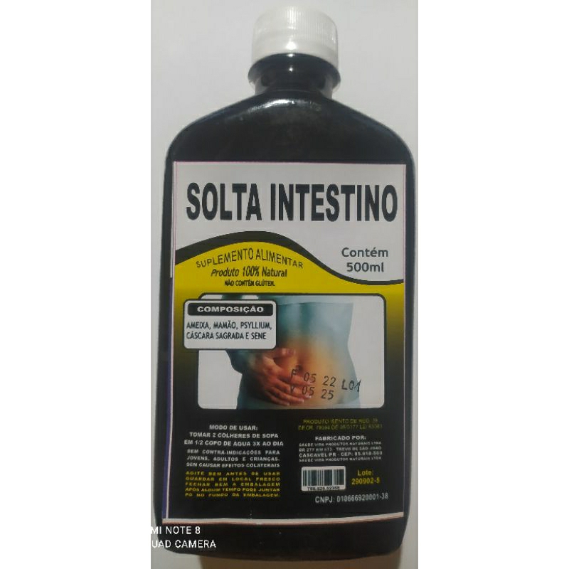 Chá Solta intestino 500ml plantas medicinais. | Shopee Brasil