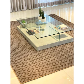 Tapete Carpete Sala Quarto Parquet Marrom 1,50 X 2,00 M