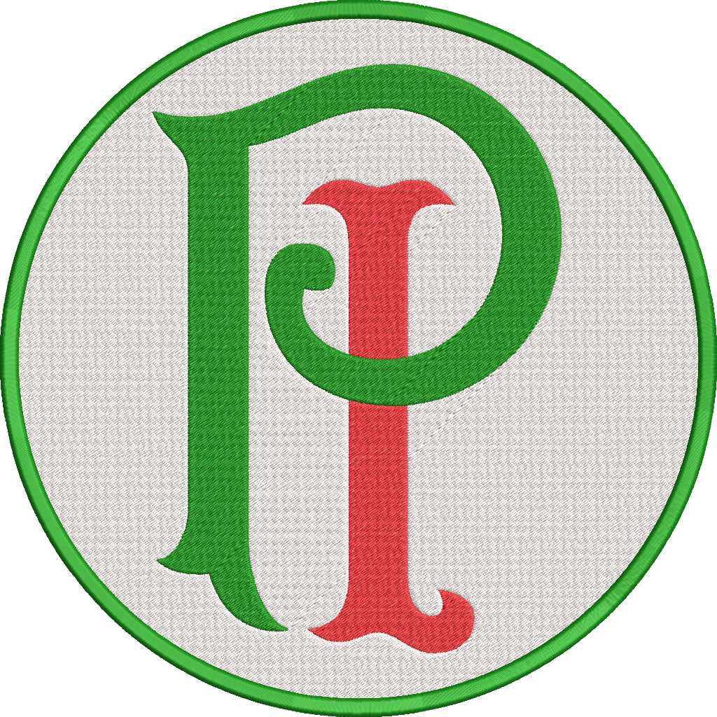 PATCH BORDADO TERMOCOLANTE ESCUDO PALMEIRAS PALESTRA ITALIA EMBLEMA
