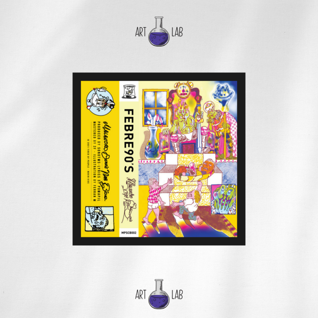 Quadro decorativo Malandro Demais Vira Bicho - Febre90's pumapjl sonotws moldura e vidro 24X24