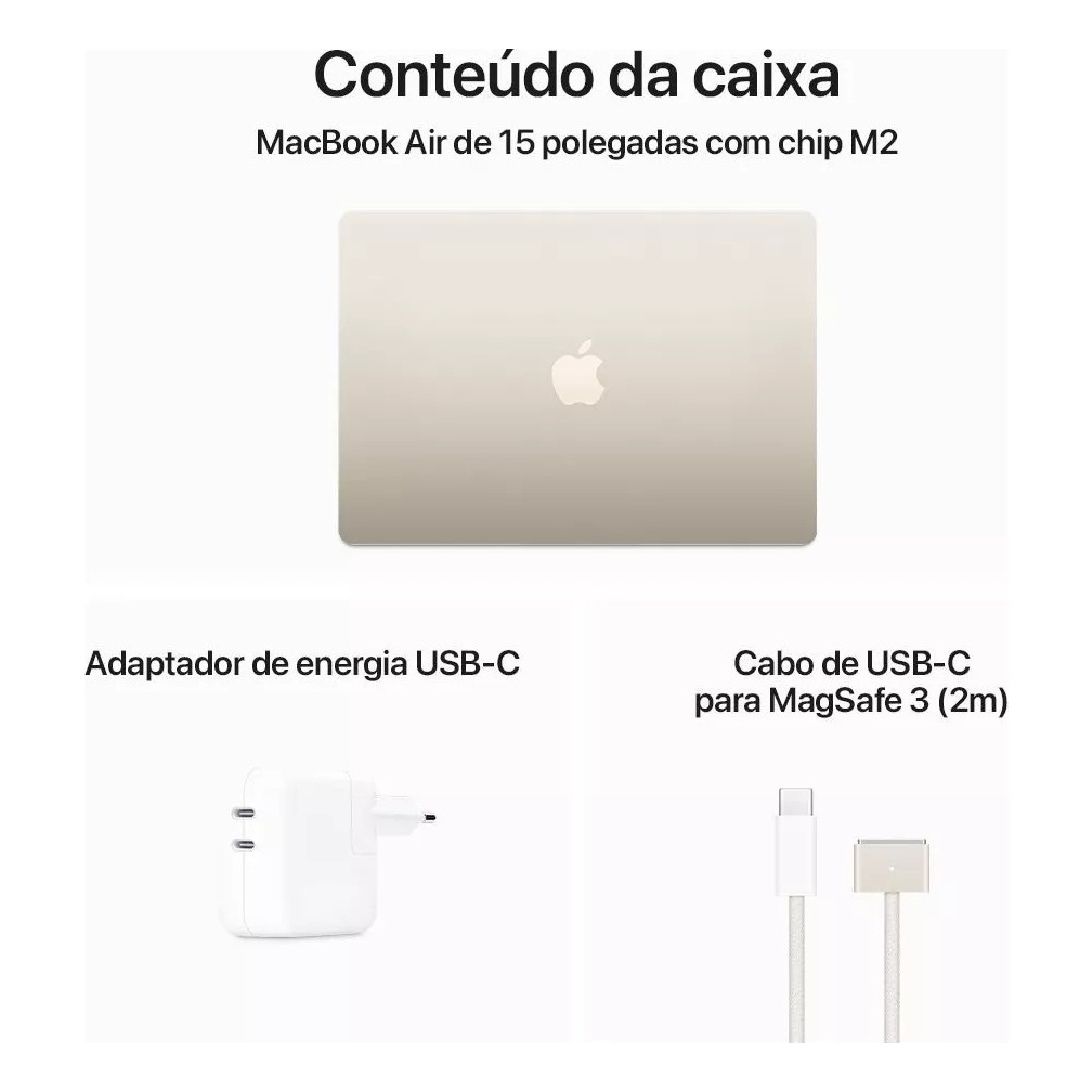 MacBook Air M2 256gb 8gb ram | Shopee Brasil