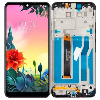 Tela Display Touch Frontal Lcd Lg K50s X540 Com Aro