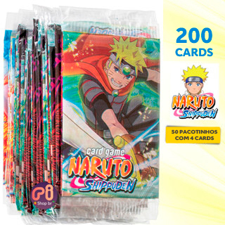 200 CARDS NARUTO = 50 PACOTES FECHADOS