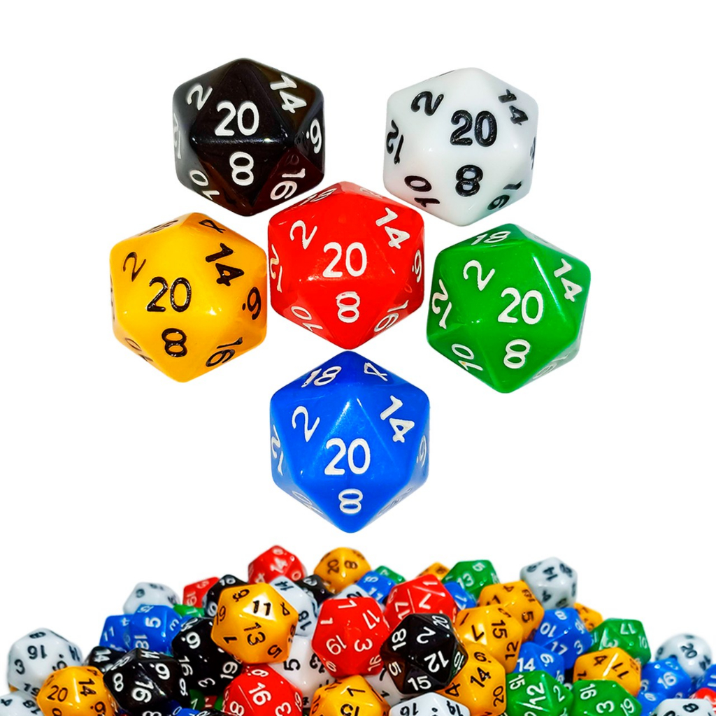 10pcs 20 Sided D20 Poliédrico Para E Jogo Role Playing Game