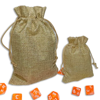 Bolsa de Dados Estilo Rústico - RPG
