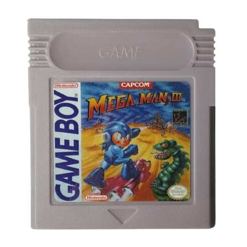 Mega Man 3 - Cartucho Novo + Capinha Fita para GameBoy Game Boy Color ...