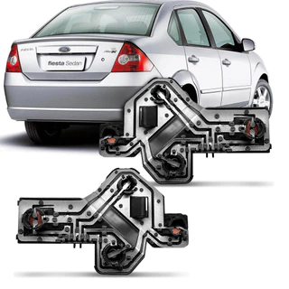 Par Circuito Soquete Lanterna Ford Fiesta Sedan 2003 04 05 06 07 08/2012