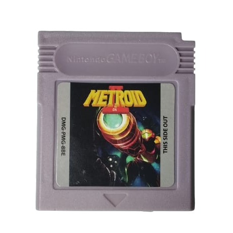 Cartucho Metroid 2 Dx Fita Salvando + Capinha Jogo para GameBoy Game Boy Color Gb Gbc Gba