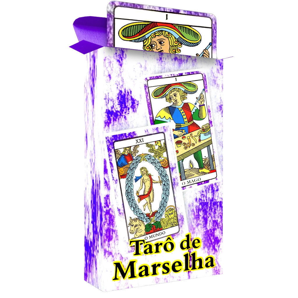 Inglês Tarot Cartas Clássicas Tarot Cartas Deck Viagem Tarot Card Board  Game Power Deck Com Guia Livreto 78 Cartas de Tarô Para Iniciantes