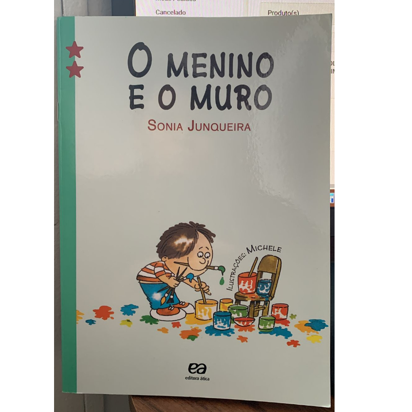 Livro o menino e o muro sonia junqueira shopee brasil