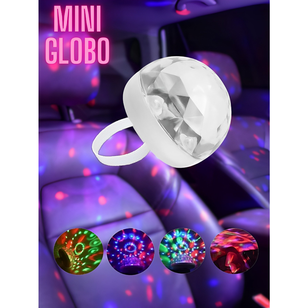 Mini Globo de Luz colorido RGB