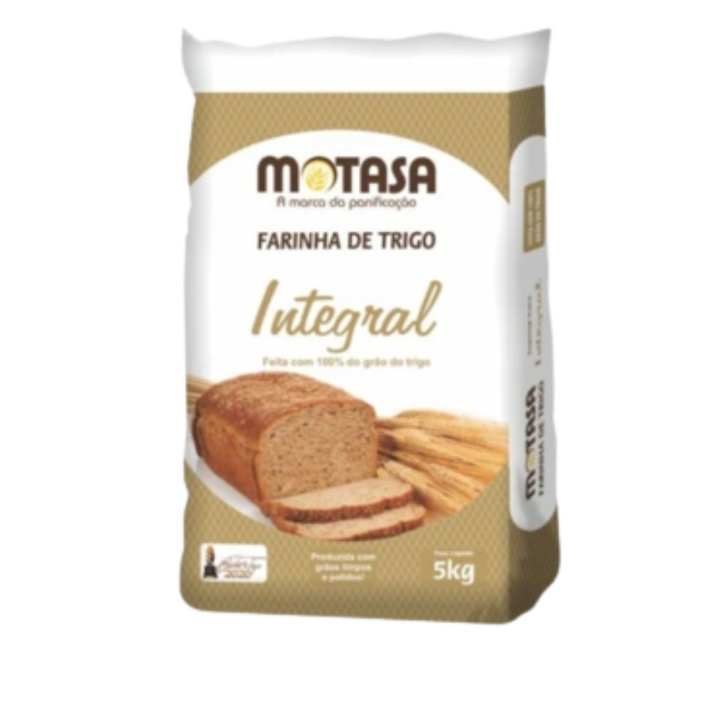 Farinha de Trigo Integral Motasa 5kg | Shopee Brasil
