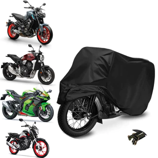 Capa de Cobrir Moto Impermeável 100%  Forração Anti-Risco Proteção Uv em Oferta na Shopee