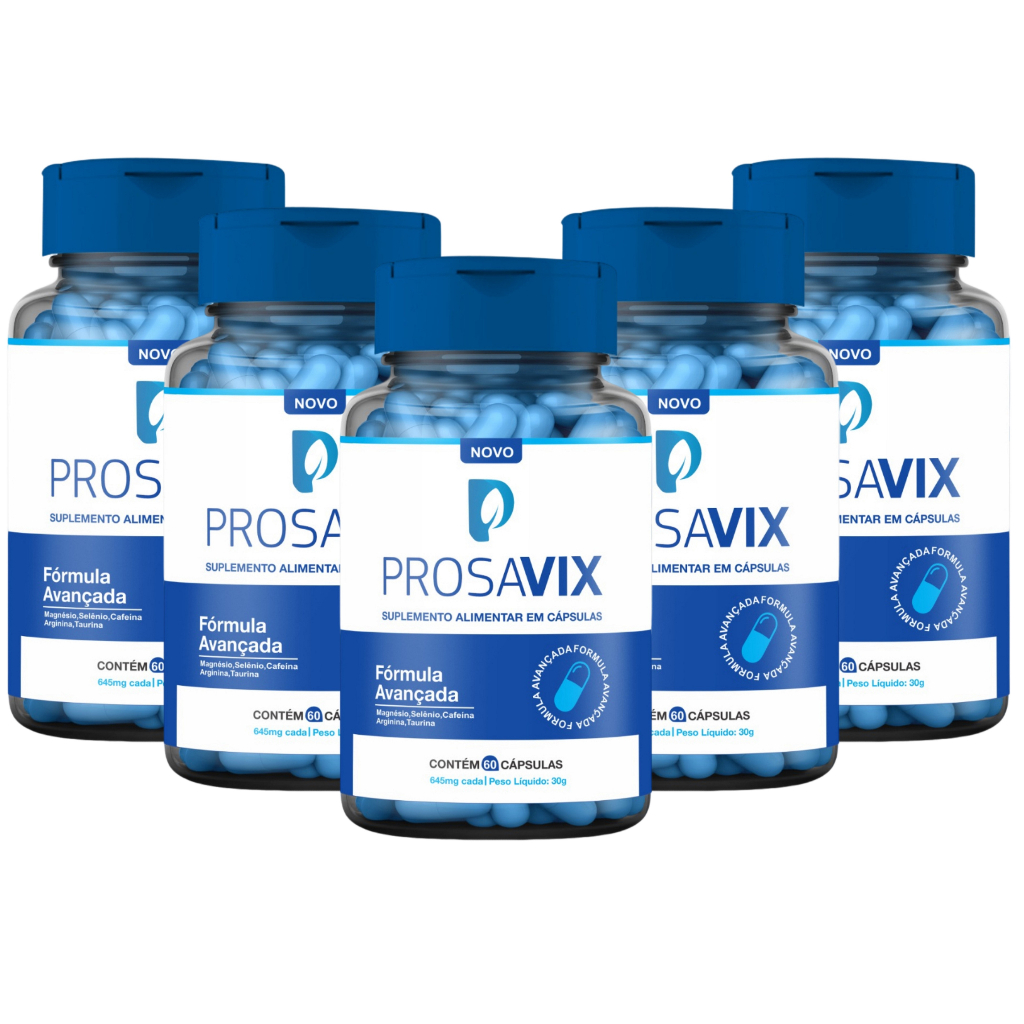 3 Prosavix Original Nova Embalagem - Produto Natural Premium - Saúde da Próstata