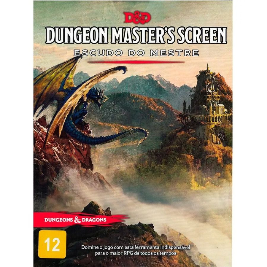 Dungeons & Dragons RPG 5E: Escudo do Mestre (Dungeon Master Screen)
