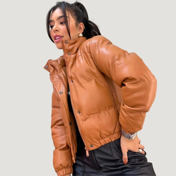 Jaqueta Bomber Puffer Feminina main image 1